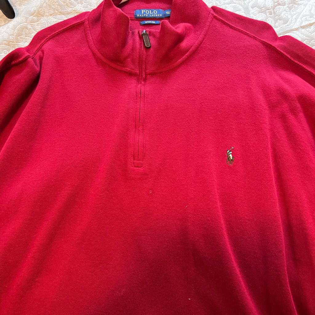 Red 3xlt Polo Sweater Excellent Condition